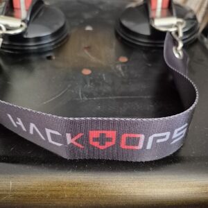 Black and Red Storage Strap. Glass Suction Tool Automotive. Like New.